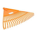 Грабли пластмассовые для сбора листьев, 20 зубов FORESTER 6603 (6603) 