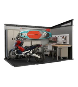 Хозяйственный блок Artisan 11x7 (7,5 м2), серый