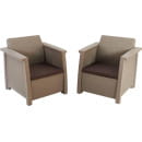 Набор мебели Toledo Duo (два кресла), капучино (254010) 