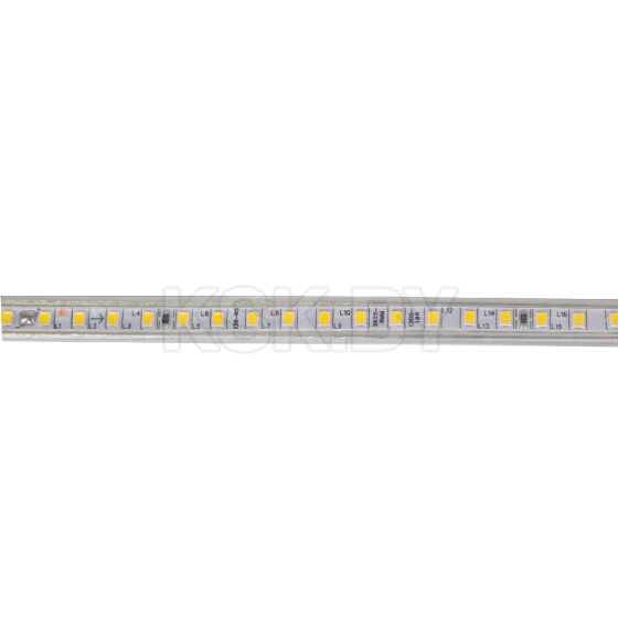 Светодиодная лента 120Led 10W 220V IP67 белый 6500K ULS--2835-120LED Uniel (UL-00006480) 