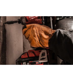 Перчатки кожаные Milwaukee, размер 8/M (1 пара) 4932478123