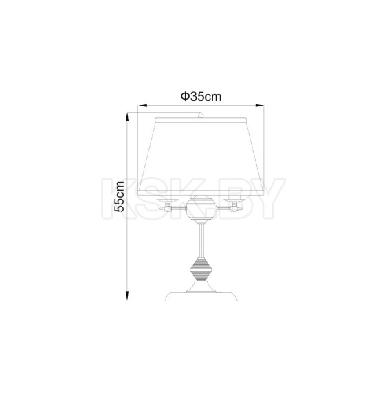 Светильник настольный Arte Lamp ALICE A3579LT-3AB (A3579LT-3AB) 