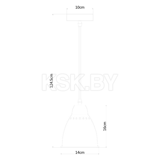 Светильник подвесной Arte Lamp BRACCIO A2054SP-1BK (A2054SP-1BK) 