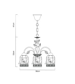 Светильник подвесной Arte Lamp CINCIA A5090LM-5WG