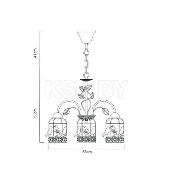 Светильник подвесной Arte Lamp CINCIA A5090LM-5WG (A5090LM-5WG) 