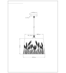 Светильник подвесной Arte Lamp CELESTA A2769SP-1WH