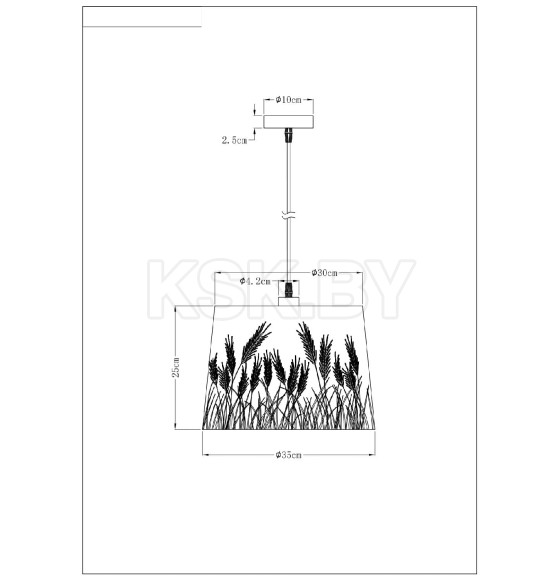 Светильник подвесной Arte Lamp CELESTA A2769SP-1WH (A2769SP-1WH) 