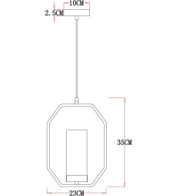 Светильник подвесной Arte Lamp CELAENO A7004SP-1BK