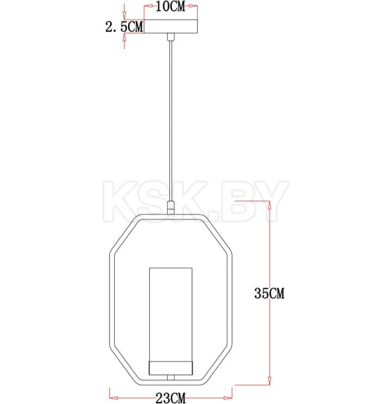 Светильник подвесной Arte Lamp CELAENO A7004SP-1BK (A7004SP-1BK) 