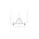 Светильник подвесной Arte Lamp CARTWHEEL A4550LM-6CK (A4550LM-6CK) 