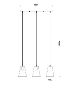 Светильник подвесной Arte Lamp BRUSSELS A8030SP-3WH