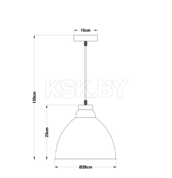 Светильник подвесной Arte Lamp BRACCIO A2055SP-1WH (A2055SP-1WH) 