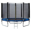 Батут Bebon 244см (8ft)  с внешней сеткой и лестницей (BST-HO-2T-8-3-C) 