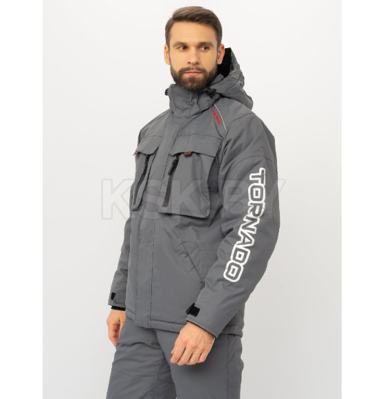 Костюм деми HUNTSMAN Торнадо -15°C Серый тк Breathable 60-62/170-176
