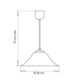 Светильник подвесной Arte Lamp CUCINA A4020SP-1WH