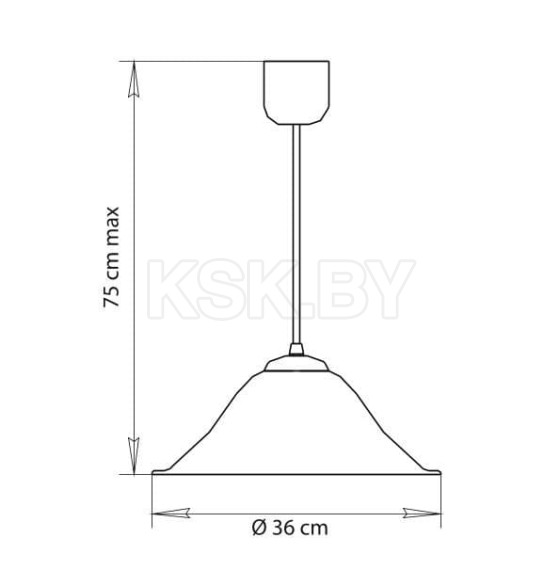 Светильник подвесной Arte Lamp CUCINA A4020SP-1WH (A4020SP-1WH) 