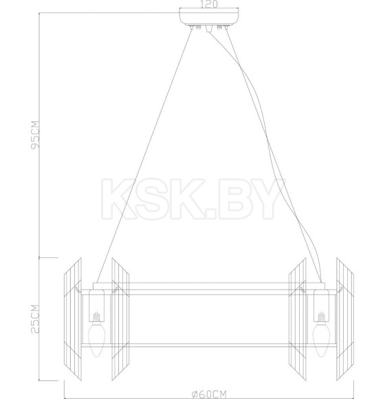 Светильник подвесной Arte Lamp JASTIN A2848SP-8GO (A2848SP-8GO) 