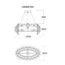 Светильник подвесной Arte Lamp JASTIN A2848SP-5GO (A2848SP-5GO) 