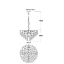 Светильник подвесной Arte Lamp JASTIN A2848LM-8GO (A2848LM-8GO) 