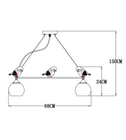 Светильник подвесной Arte Lamp GEMELLI A2150SP-5WG