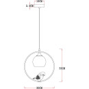 Светильник подвесной Arte Lamp GEMELLI A2150SP-1WG (A2150SP-1WG) 