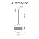 Светильник подвесной Arte Lamp GALACTICA A1582SP-1CC (A1582SP-1CC) 