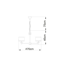 Светильник подвесной Arte Lamp FURORE A3990LM-6CC