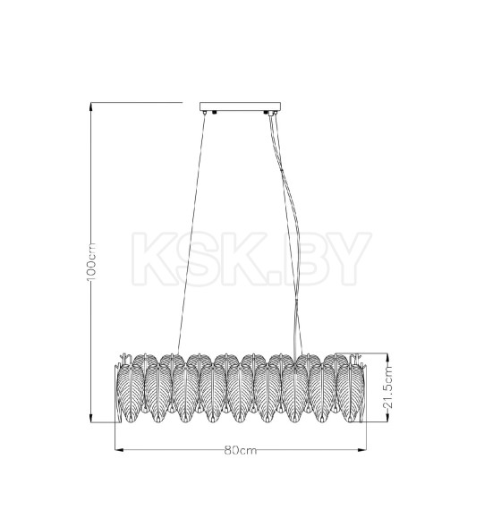 Светильник подвесной Arte Lamp EVIE A4152SP-8SG (A4152SP-8SG) 