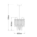 Светильник подвесной Arte Lamp EVIE A4052SP-1SG (A4052SP-1SG) 