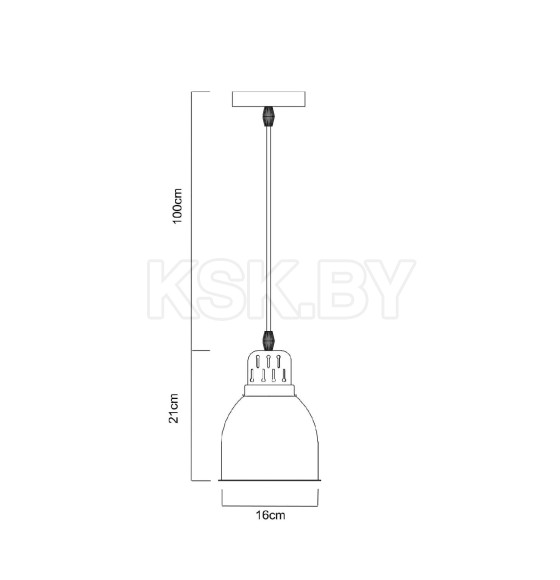 Светильник подвесной Arte Lamp EURICA A4248SP-1BK (A4248SP-1BK) 