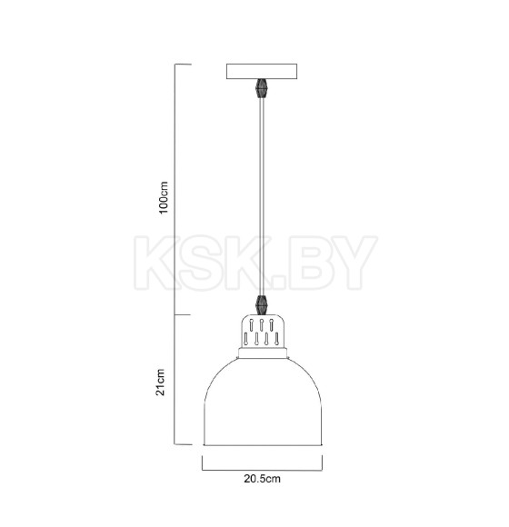 Светильник подвесной Arte Lamp EURICA A4245SP-1BK (A4245SP-1BK) 