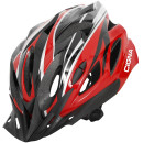 Шлем велосипедный Cigna WT-012 (чёрный/красный, 57-61см) (7286) 