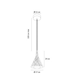 Светильник подвесной Arte Lamp BENDER A4324SP-1GY