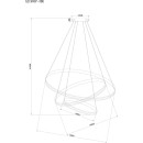 Светильник подвесной Arte Lamp MERIDIANA A2198SP-3BK (A2198SP-3BK) 