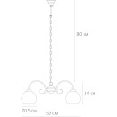 Светильник подвесной Arte Lamp MARGO A9317LM-3AB (A9317LM-3AB) 