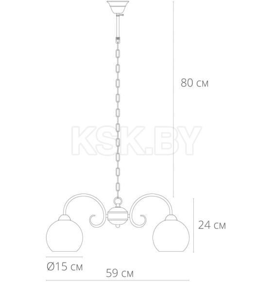 Светильник подвесной Arte Lamp MARGO A9317LM-3AB (A9317LM-3AB) 