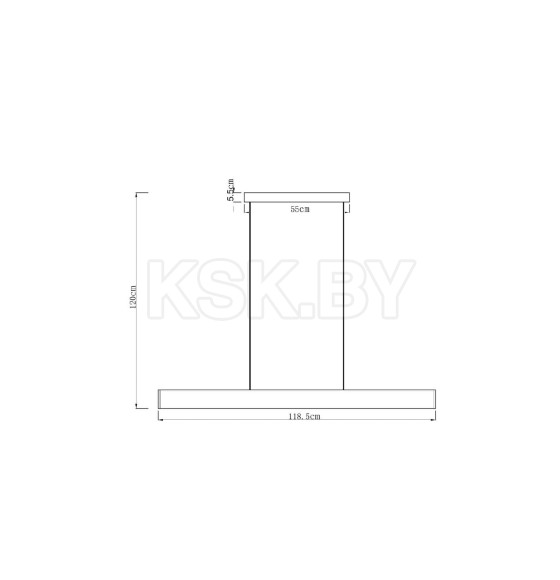 Светильник подвесной Arte Lamp LARGO A2505SP-2BK (A2505SP-2BK) 