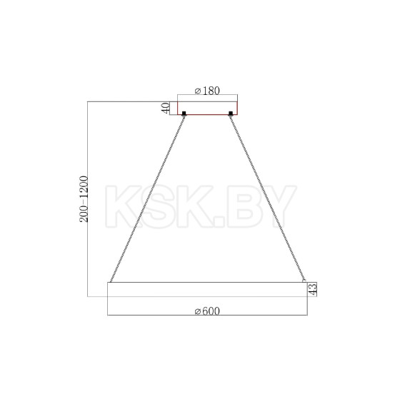 Светильник подвесной Arte Lamp LAO A2189LM-1BK (A2189LM-1BK) 