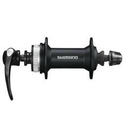 Втулка передняя Shimano Alivio, M4050, 36 отв, Center Lock, черн. QR 133мм, цв. черн.EHBM4050AL