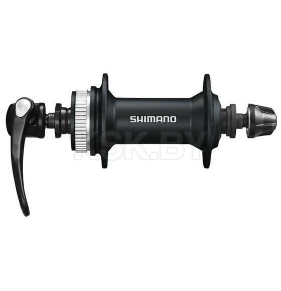 Втулка передняя Shimano Alivio, M4050, 36 отв, Center Lock, черн. QR 133мм, цв. черн.EHBM4050AL (6639) 