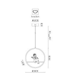 Светильник подвесной Arte Lamp PARADISE A6065SP-1WH