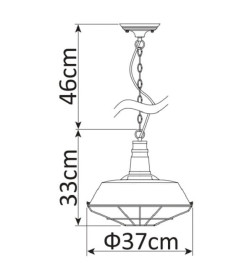 Светильник подвесной Arte Lamp PANDORA A9183SP-1BK