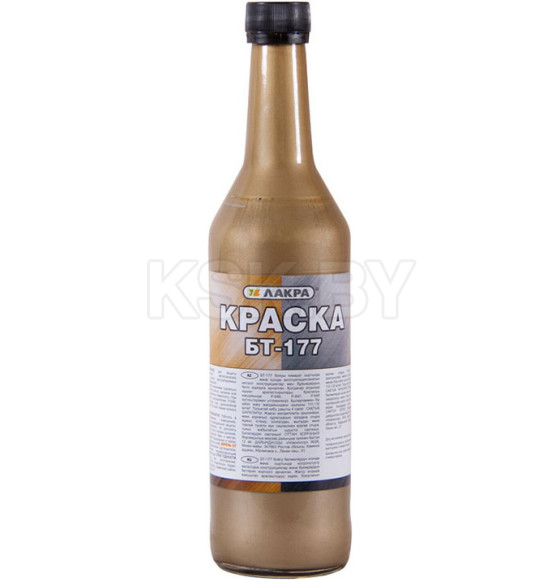 Краска БТ-177 Бронзовая ЛАКРА, 0,5 л