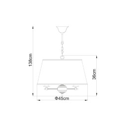 Светильник подвесной Arte Lamp ALICE A3579SP-3AB