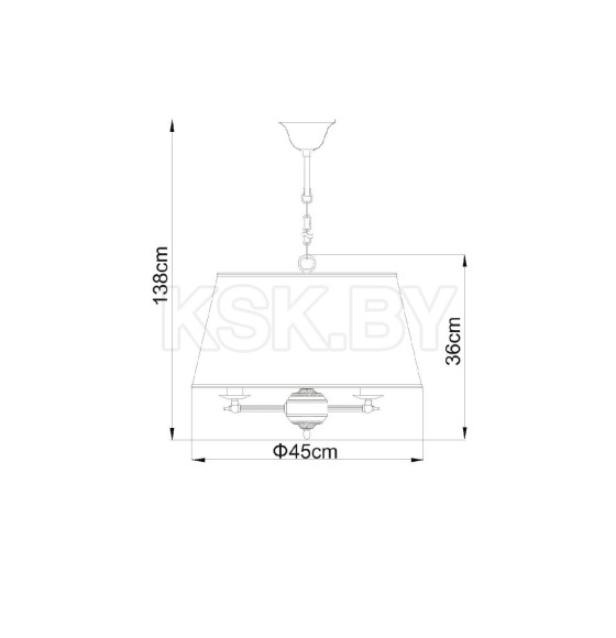 Светильник подвесной Arte Lamp ALICE A3579SP-3AB (A3579SP-3AB) 