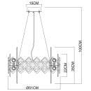 Светильник подвесной Arte Lamp AMELIA A1039SP-10BK (A1039SP-10BK) 