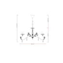 Светильник подвесной Arte Lamp ANGELINA A5349LM-8WH (A5349LM-8WH) 
