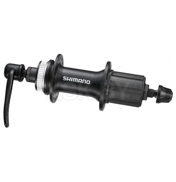 Втулка заднего колеса Shimano, RM35, 36 отв, 8/9ск, QR, Center Lock, цв. черный (3671) 