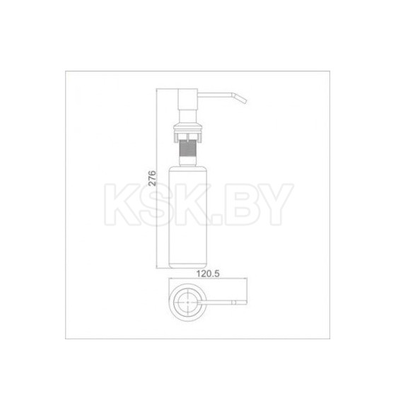 Дозатор встраиваемый в мойку Ledeme арт. L405-1 (L405-1) 