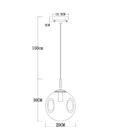 Светильник подвесной Arte Lamp TUREIS A9920SP-1CC